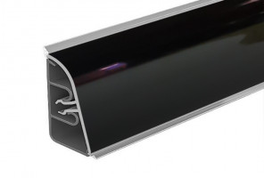 Thermoplast 850 - Плинтус - 0509гл.(4,2) Черный глянец 37*24*4200 (AP 850-1905)