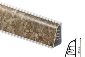 Thermoplast 850 - Плинтус - 4035 (4,2)      Аламбра темная 37*24*4200 (AP 850-1268)