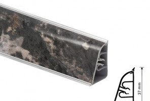 Thermoplast 850 - Плинтус - 706гл. (4,2)        Королевский опал глянец 37*24*4200 (AP 850-1283)