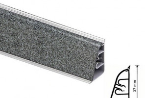 Thermoplast 850 - Плинтус - 2338 (4.2)    Лунный металл (Скиф 8) 37*24*4200 (AP 850-1224)