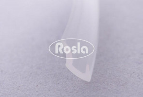 Уплотнитель F 2-03 для AL проф.под стекло МЯГКИЙ L-образный