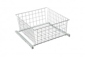 Корзина выкатная сетчатая 435х475х200 белая SB500/200-WT