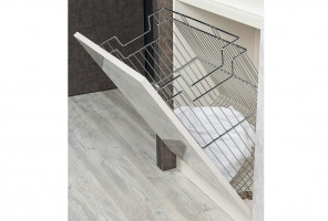 Корзина для белья с креплением на дверцу, 550мм (480х290х500) Starax S-8116