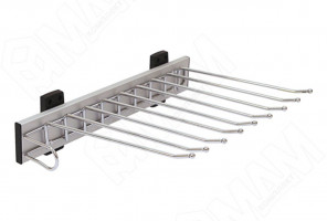 Брючница RU-014 хром, нагрузка 10 кг. (Левая) (Глубина 468мм)