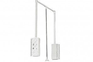 Пантограф GTV 600/830мм стальной газовый PG-GA6083-10, белый