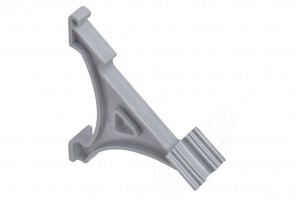 Кронштейн сетчатой полки серый