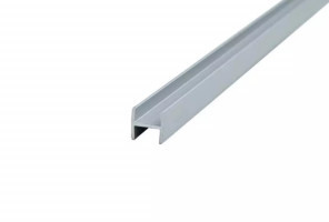 Планка щелевая 4 мм, L=0,6м (Для мебельного щита) Серебро Крокос