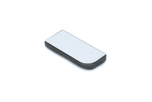 Заглушка к плинтусу АР630 серебро мат. (630D.0820.AK)  1шт.прав.+1шт.лев.