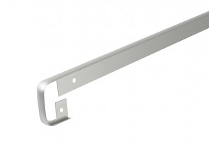 ПЛАНКА AL-38 R-9мм щелевая/стыковочная  Серебро Крокос