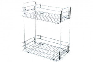 Cargo mini 300мм Квадро 3 + направл. Хеттих, бок.крепл., с крепл. к фасаду