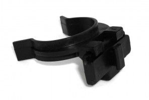 Клипса под пластиковый цоколь черная (пластик)