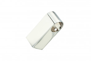 Держатель рейлинга модерн, хром (RAT-13)