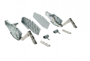 Механизм FREE SWING. Высота фасада 670-800 мм. Вес 8,4-16,7 кг. арт.372.34.622  NEW