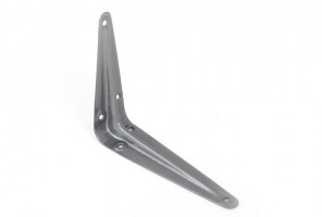 Консоль с одним ребром жесткости 300х350х0,8мм, металлик  111705