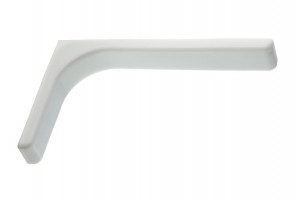 Полкодержатель декоративный 24см WB-WS-24-10 (белый)   2 шт.