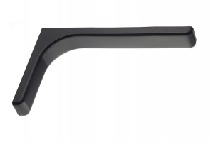 Полкодержатель декоративный 24см WB-WS-24-20 (черный)   2 шт.