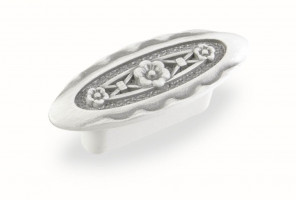 Ручка - модель FM 086 032 Серебро прованс/9003 белый матовый (ТЗ)