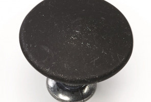 Ручка-кнопка Chateau MO.3992.53.58 темная черн. мат. сталь/черн. сталь D42****