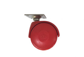 Опора колесная d=50, h=68 красная H-401 (090365)
