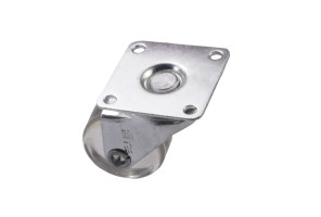 Опора колесная с фланцем, D35мм без тормоза, прозрачное   CS-35