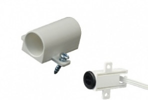 Держатель для ИК сенсора РМ-218 накладной, Dвнеш./внутр: 15мм/10,5мм, белый