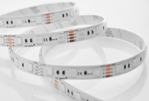 Лента светодиодная 60 диодов/м.п. 5050 RGB, 12V, 14.4W  IP44 LR4-RGB-WP60