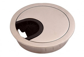 Заглушка кабель-канал метал-ая D-60мм сатин PM-LBFI60-02