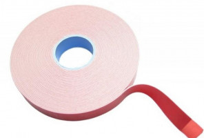 Скотч зеркальный 19х10м (Красный)