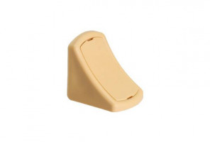 Уголок с 2-мя отверстиями и крышечкой, цвет Бежевый 1003/728