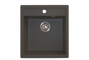 Мойка КВАДРАТ Черная 455*505*190мм.   GRANIT
