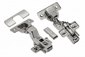 Петля GTV с доводчиком, вкладная   ZM-ECHC07BEO