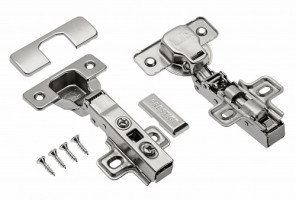 Петля GTV с доводчиком, накладная   ZM-ECHC09BEO