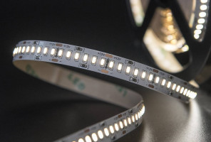 Лента светодиодная 240 диодов/м.п. 3014 тепл.белый,открытая 12V,24W  IP20 (13459)