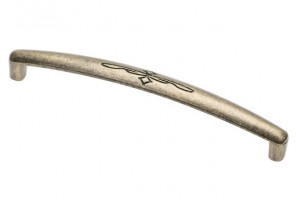 Ручка OLBIA L-128мм, старое золото   UZ-OLBIA-128-04