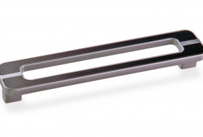 Ручка - скоба S 148 128 St светлый/кромка-венге матовый (ТЗ) (150 шт)