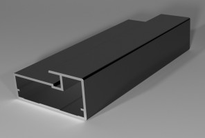 Профиль AL  F 1-19 Черный
