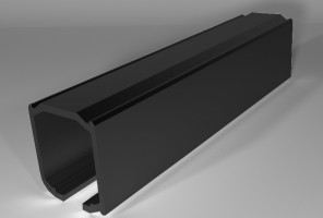 Профиль PS 1-03 направляющая верхняя подвесная (Черный)