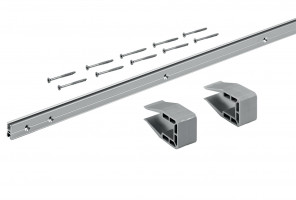 9209223 КОМПЛЕКТ ПРОФИЛЕЙ SLIDELINE M, L2500,H16,ЦВЕТ СЕРЕБРИСТЫЙ