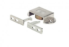 Автоматическая дверная блокировка, сталь никелированная   245.58.754