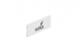 9194647 ЗАГЛУШКА НА БОКОВИНУ INNOTECH ATIRA, С ЛОГОТИПОМ HETTICH, БЕЛАЯ