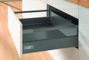 9234551 КОМПЛЕКТ КОРОБА INNOTECH ATIRA ПОЛН. ВЫДВ. С SILENT SYSTEM, H144, NL470, РЕЛИНГИ, АНТРАЦИТ