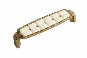 RS122MAB.4/96/Bg Матовая старинная латунь/Бежевый Ручка BELLE