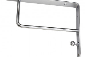 Полкодержатель, инокс, сталь, прямоугольный SETE SH-021-06