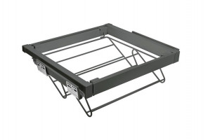 Полка для обуви с доводчиком, полного выдв., графит   WG-POBUW90-60