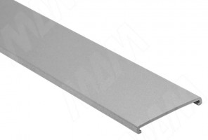 Декоративный профиль для 3708 и 2061, БЕЗ ручки, серебро, L-2,6м   0702.416