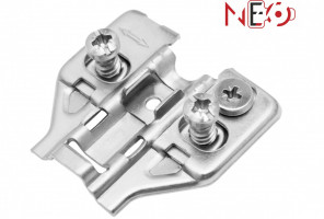 Монтажная планка H5030 с евровинтами, для петель NEO (305, 306, 642, 742), H=0мм   БОЯРД