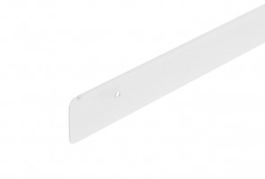 ПЛАНКА AL-38 R-9мм торцевая универс.   БЕЛАЯ Крокос