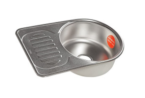 Мойка Premial PL 6745-Е, (670x450х180мм, толщ.0,8мм) , Матовая