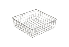 Корзина сетчатая 485х485х200мм  ХРОМ   (523)