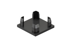 CADRO Заглушка для базового профиля (пол), компл. 2шт, черный (31581)